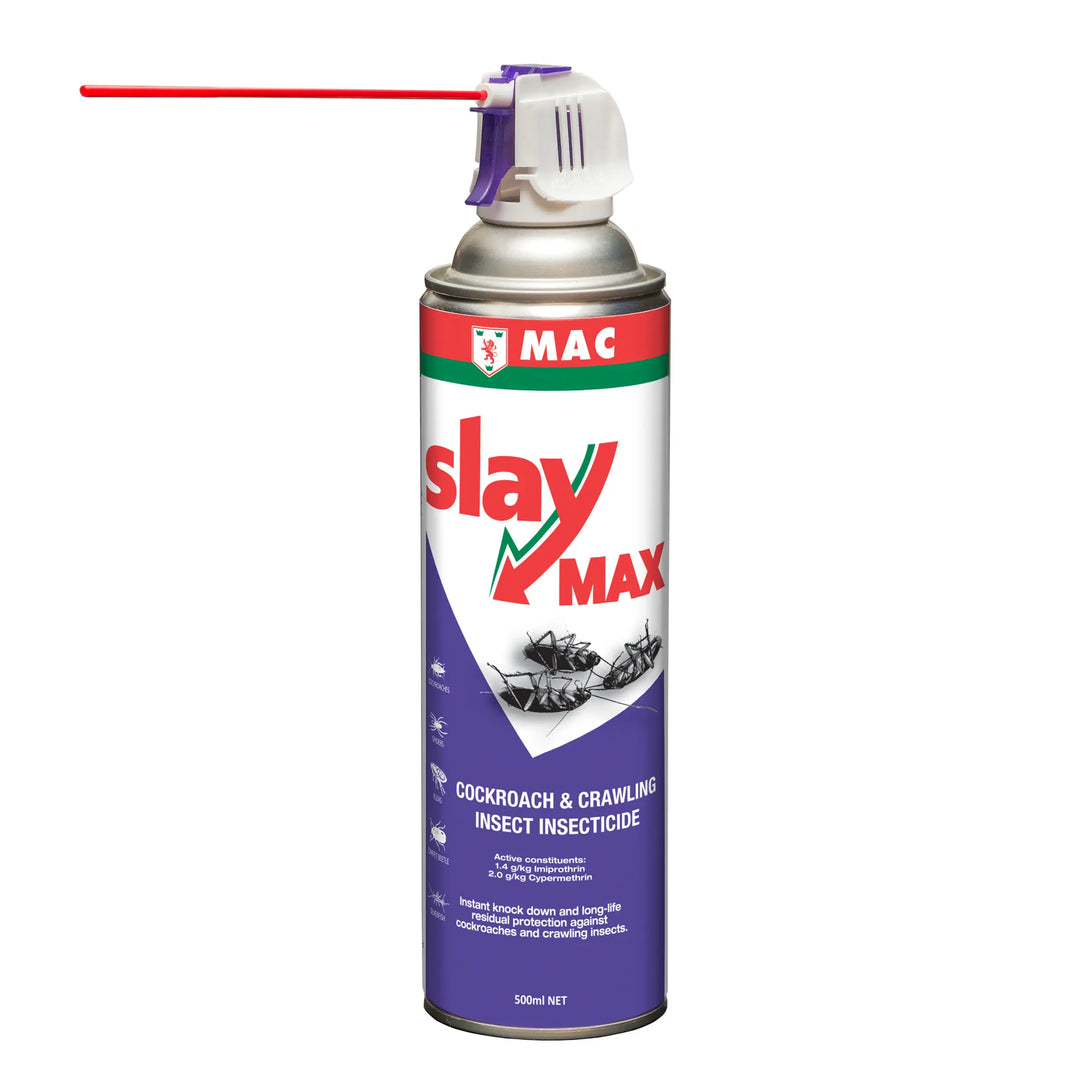 MAC Slay Max Cockroach & Crawling Insect Insecticide – Trigger & Extension 500ml insect repellent