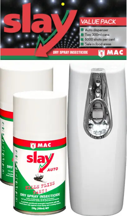 MAC Slay Professional Dry Insecticide – Auto Value Pack insect repellent