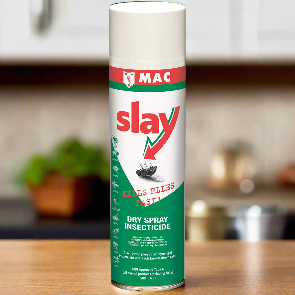 MAC Slay Professional Dry Insecticide Space Spray 500ml fly spray