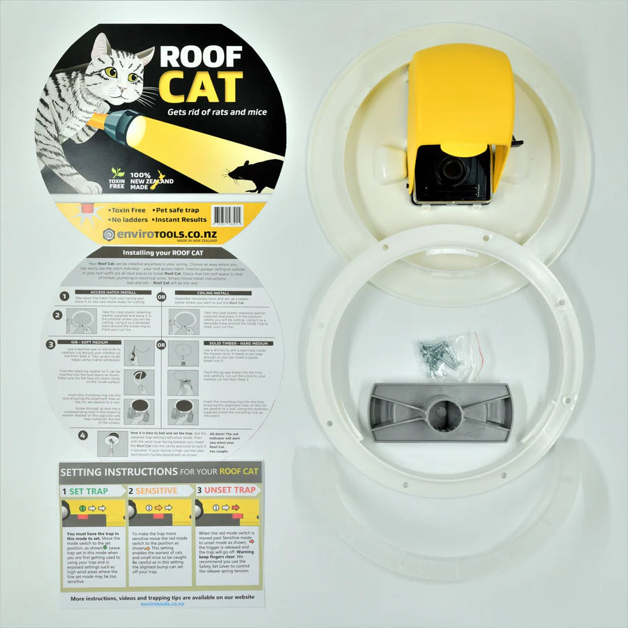 Roof Cat - Multi-Rodent Ceiling Trap 